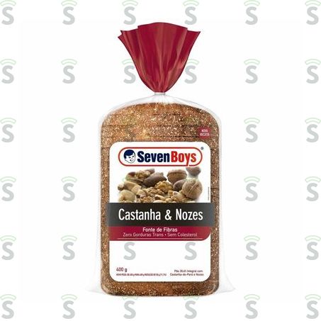  Seven Boys-pao Castanha Nozes 450g