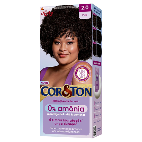 TINTURA COR&TON S/AMONIA PTO 2.0
