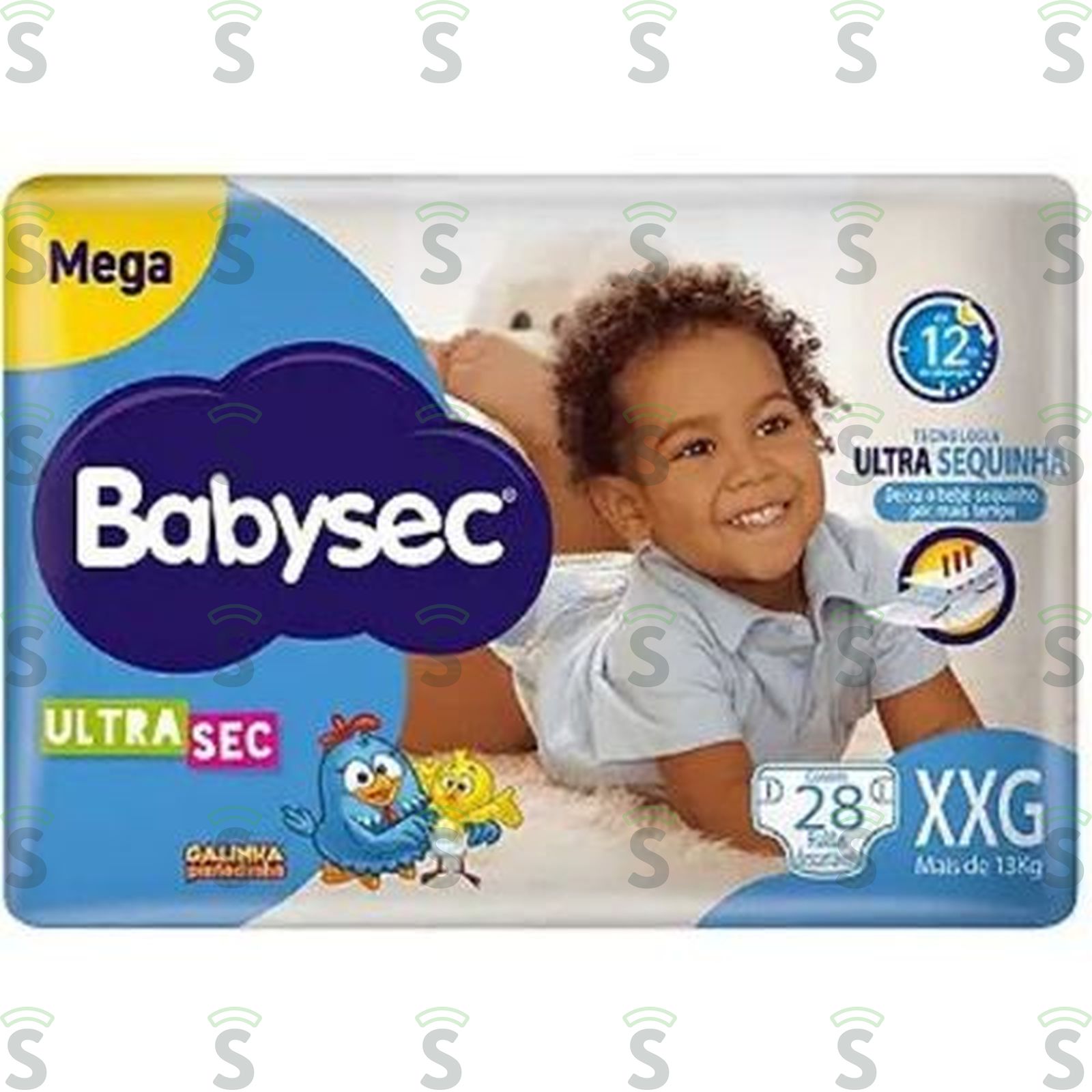 Fralda Xxg Babysec Ultrasec Pacote 30UN