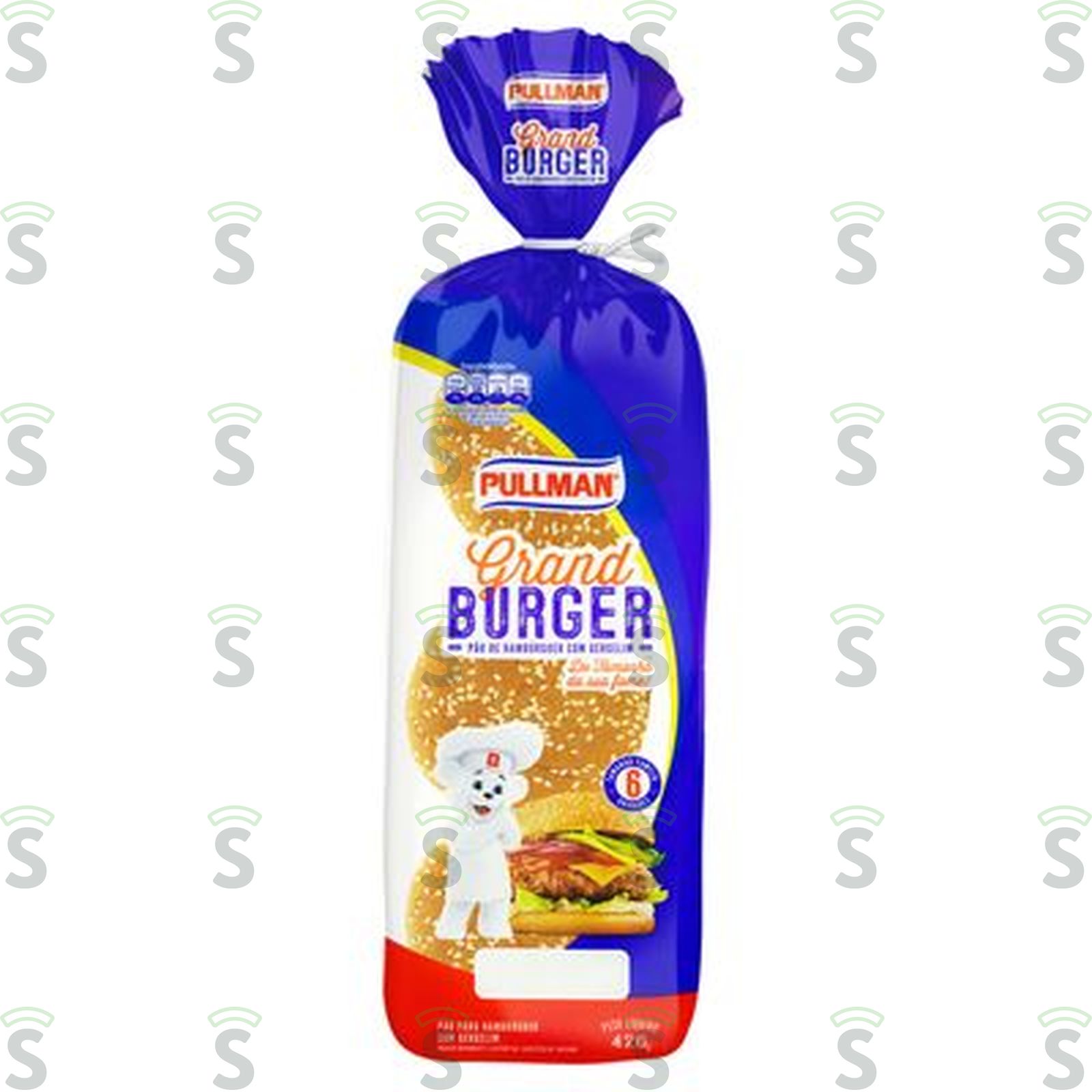 Pullman-pao hamburguer c/gergelim 420g