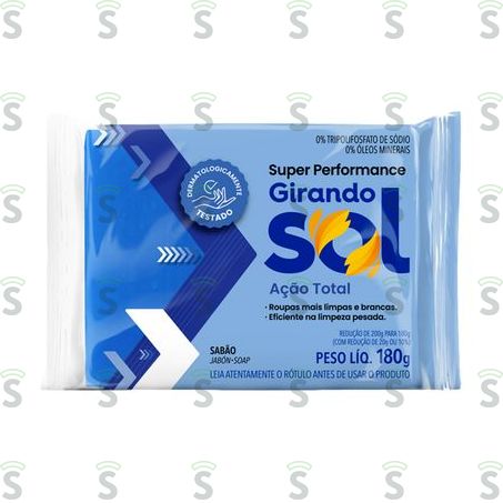  Sabao Barra g Sol 400g Azul