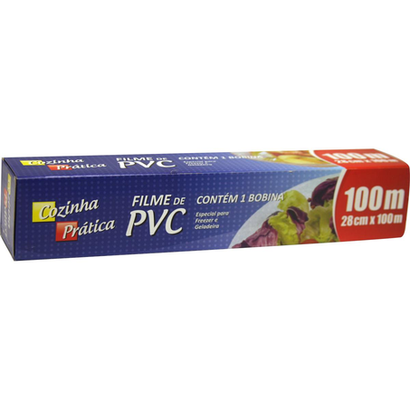 Filme de PVC Cozinha Prática Tam. 28cmx100m