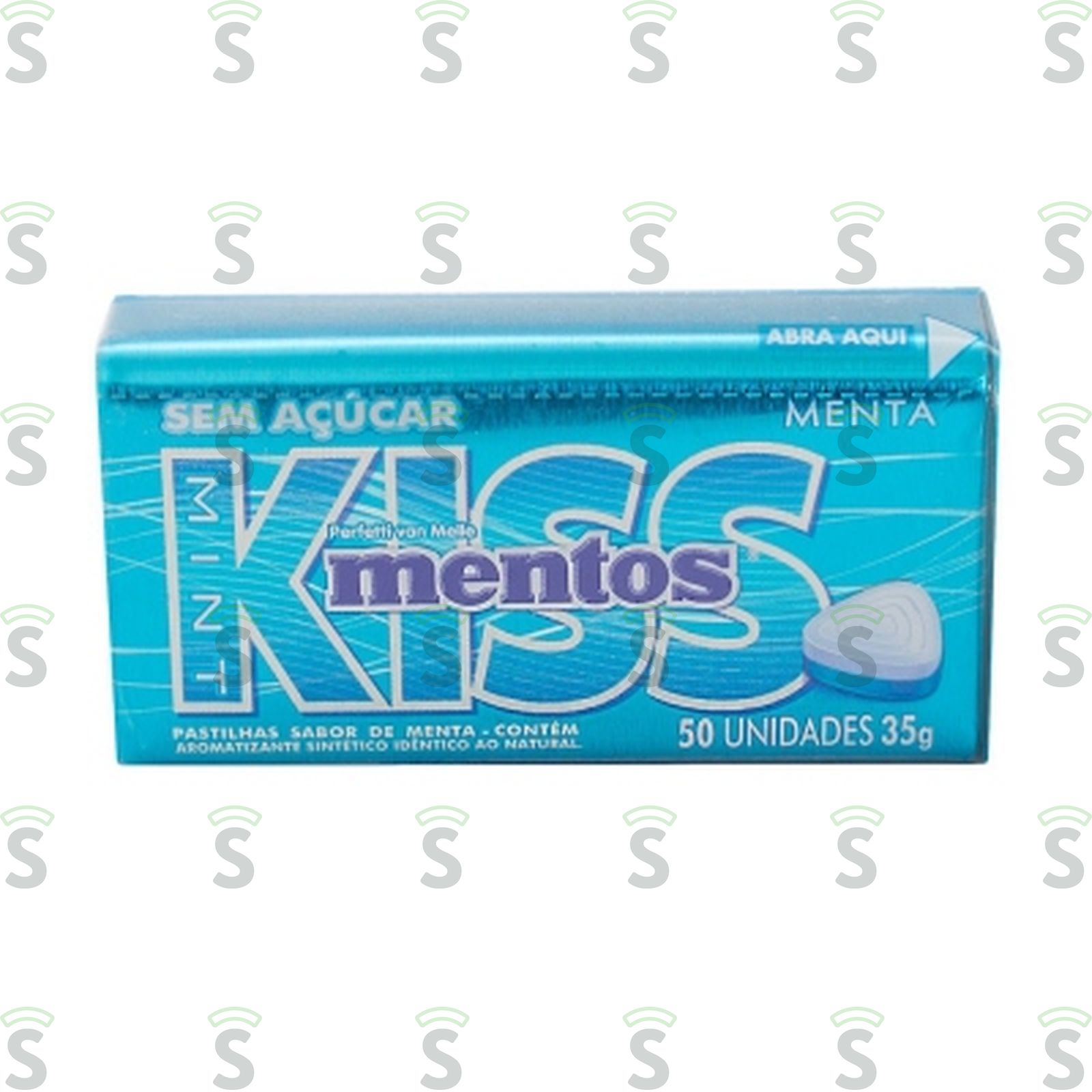 Mentos-pastilhas 35g kiss menta