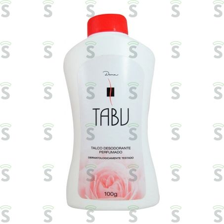  Talco Perfumado Tabu Embalagem 100g
