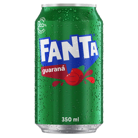 Refrigerante Fanta 350ml - Tradicional - Guaraná - Lata