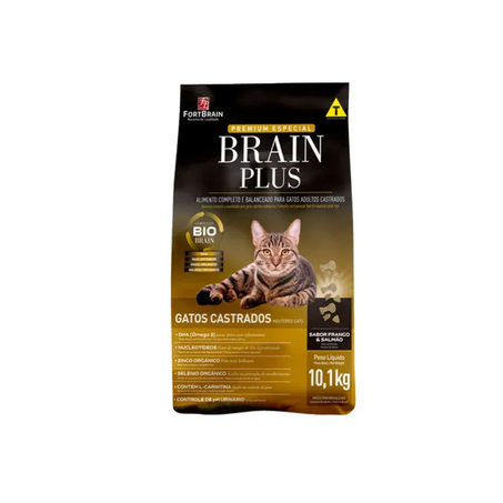  108819 - Brain Plus Gatos Castrados 10,1 Kg