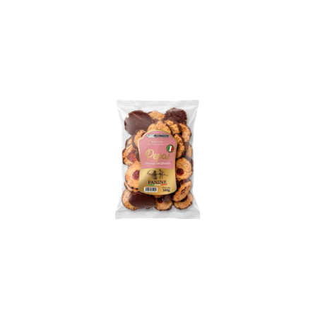 Biscoito panine pepa morango com chocolate 300g