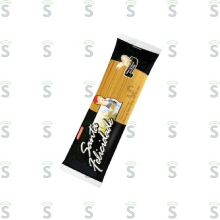  Macarrão de Sêmola Espaguete Santa Felicidade Com Ovos Pacote 500g