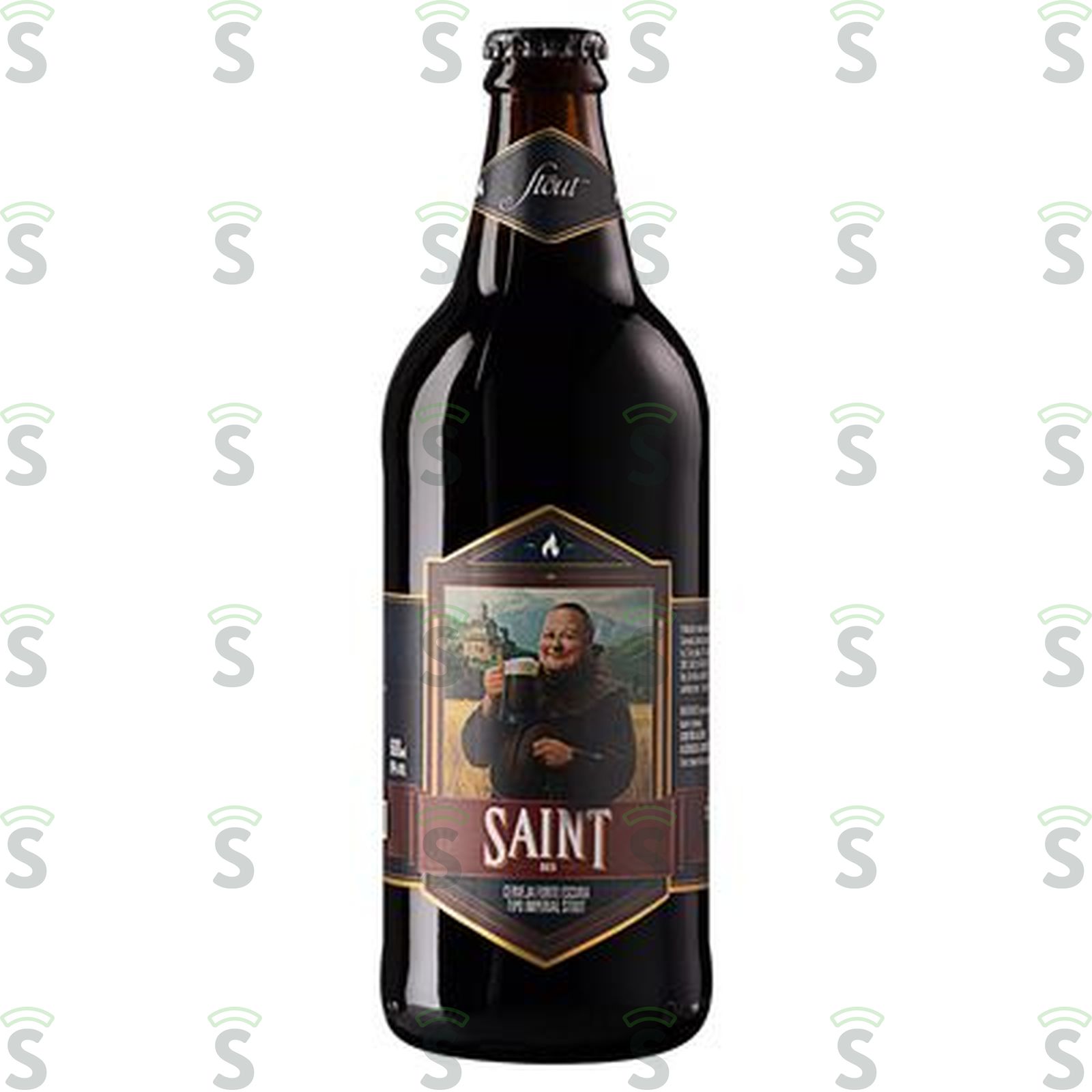 Cerveja Saint Bier Bier Stout Garrafa 600ML