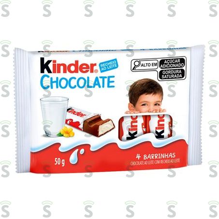  Kinder-chocolate 50g C/4 Barras