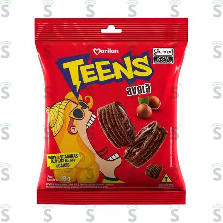  Bisc Marilan Rech Teens 80g Avela