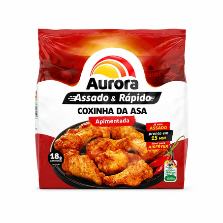 Coxinha da Asa Aurora Apimentada 400g