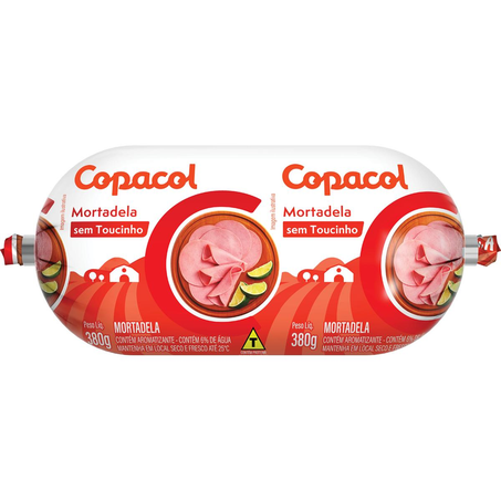 Mortadela Copacol 380g - Sem Toucinho