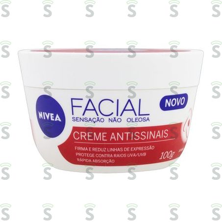  Creme Facial Nivea Antissinais Pote 100gr