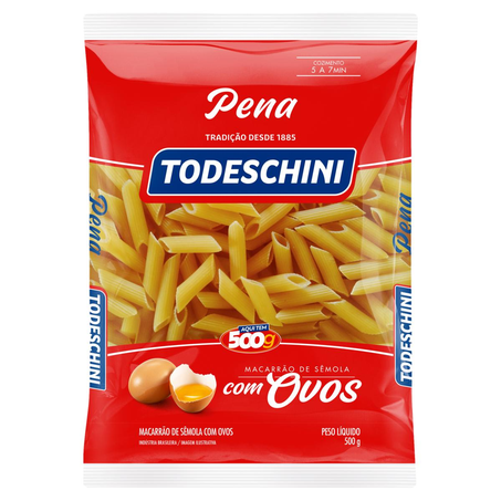 Massa com Ovos Todeschini 500g - Pena