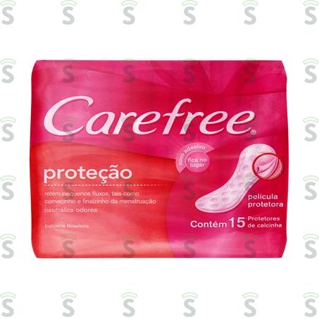  Absorvente Carefree Protetor Diário Original Pacote 15un