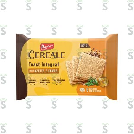  Torrada Integral Bauducco Toast Cereale Azeite e Ervas 128g