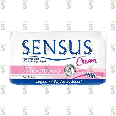  Sabonete Sensus Antibacteriano Cream 90g