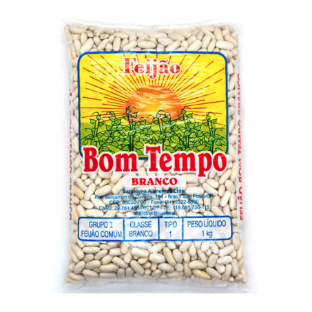 FEIJAO BRANCO BOM TEMPO 1KG