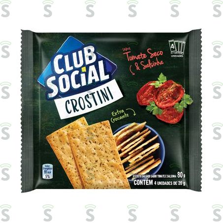  Club Social-crostini 80g Tomate Salsinha