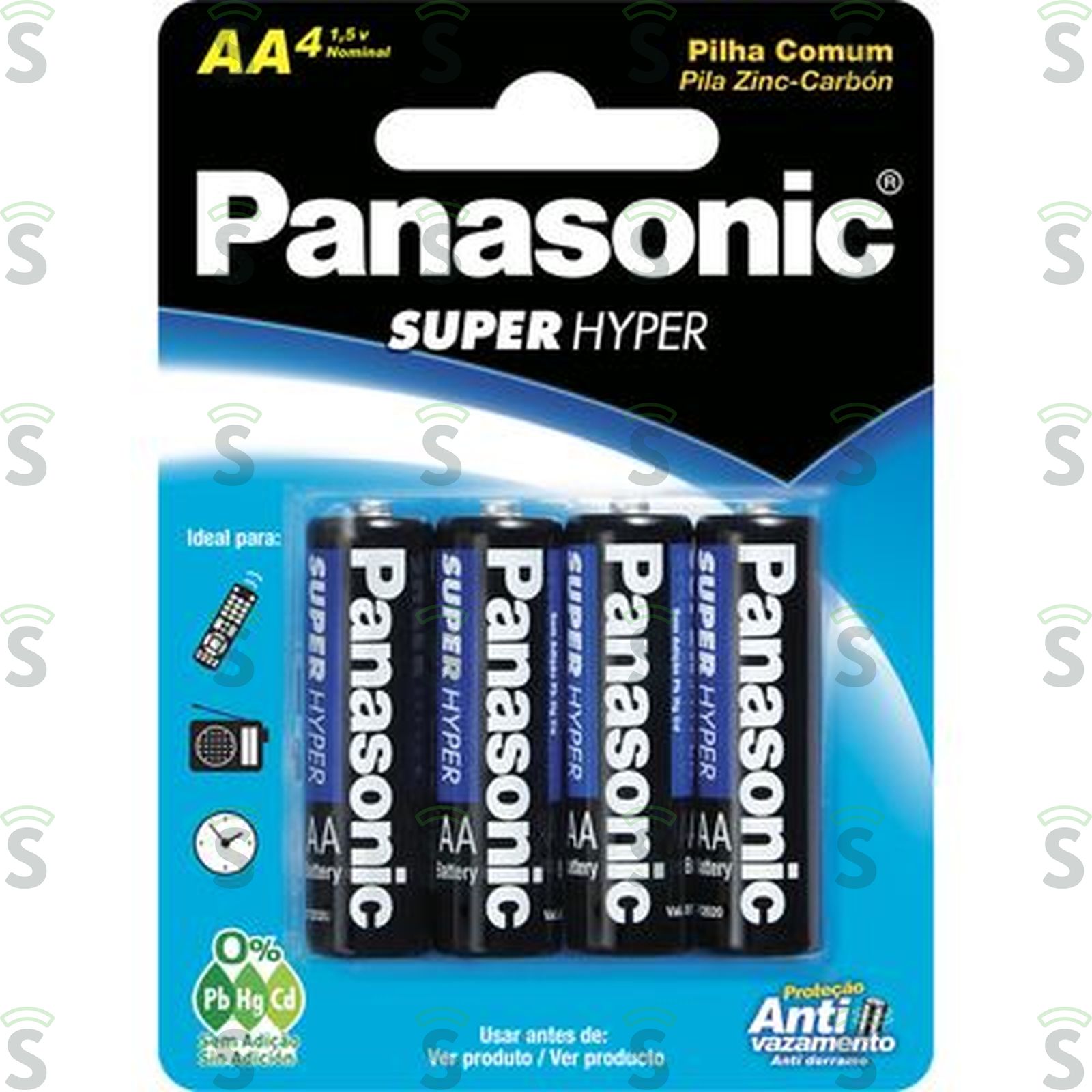 Pilha Panasonic Super Hyper Pequena 4UN