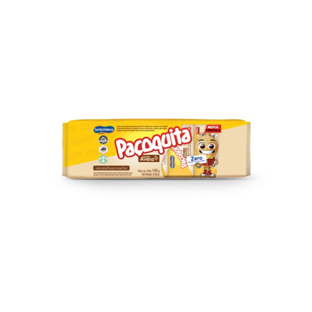 Paçoquita Santa Helena 144g - Zero Açúcar - Com Aveia