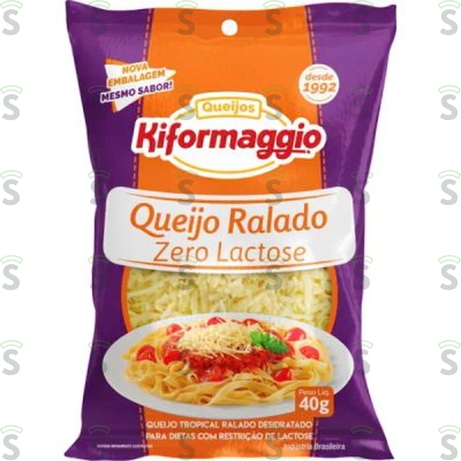 Kiformaggio-queijo ralado 40g zero lacto