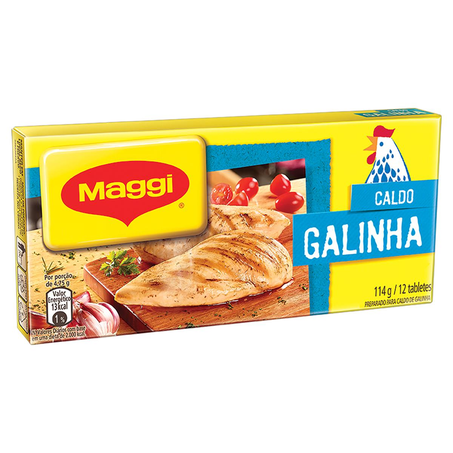 Caldo Maggi 114g - Galinha - Tablete