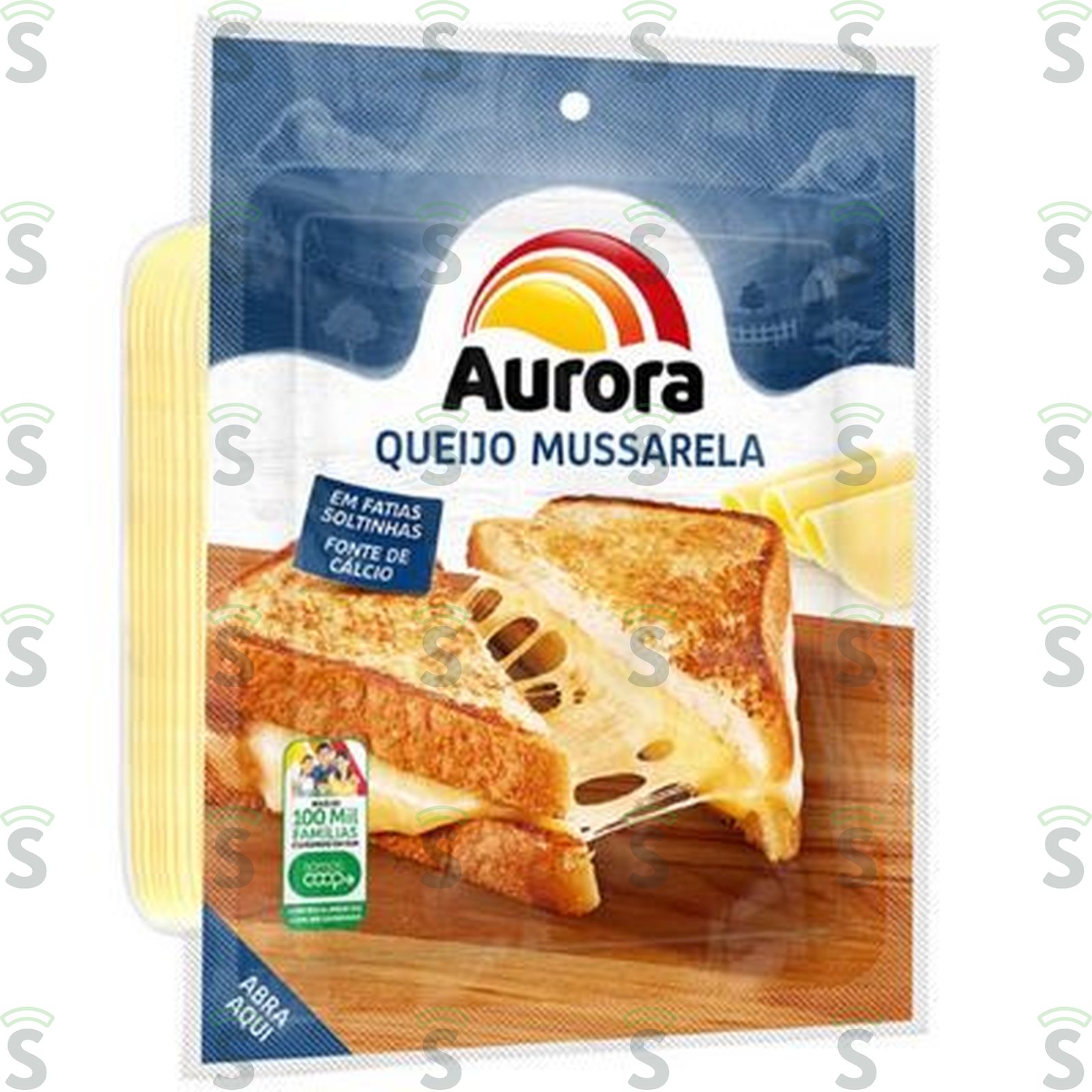 Aurora-queijo 150g mussarela fatiado