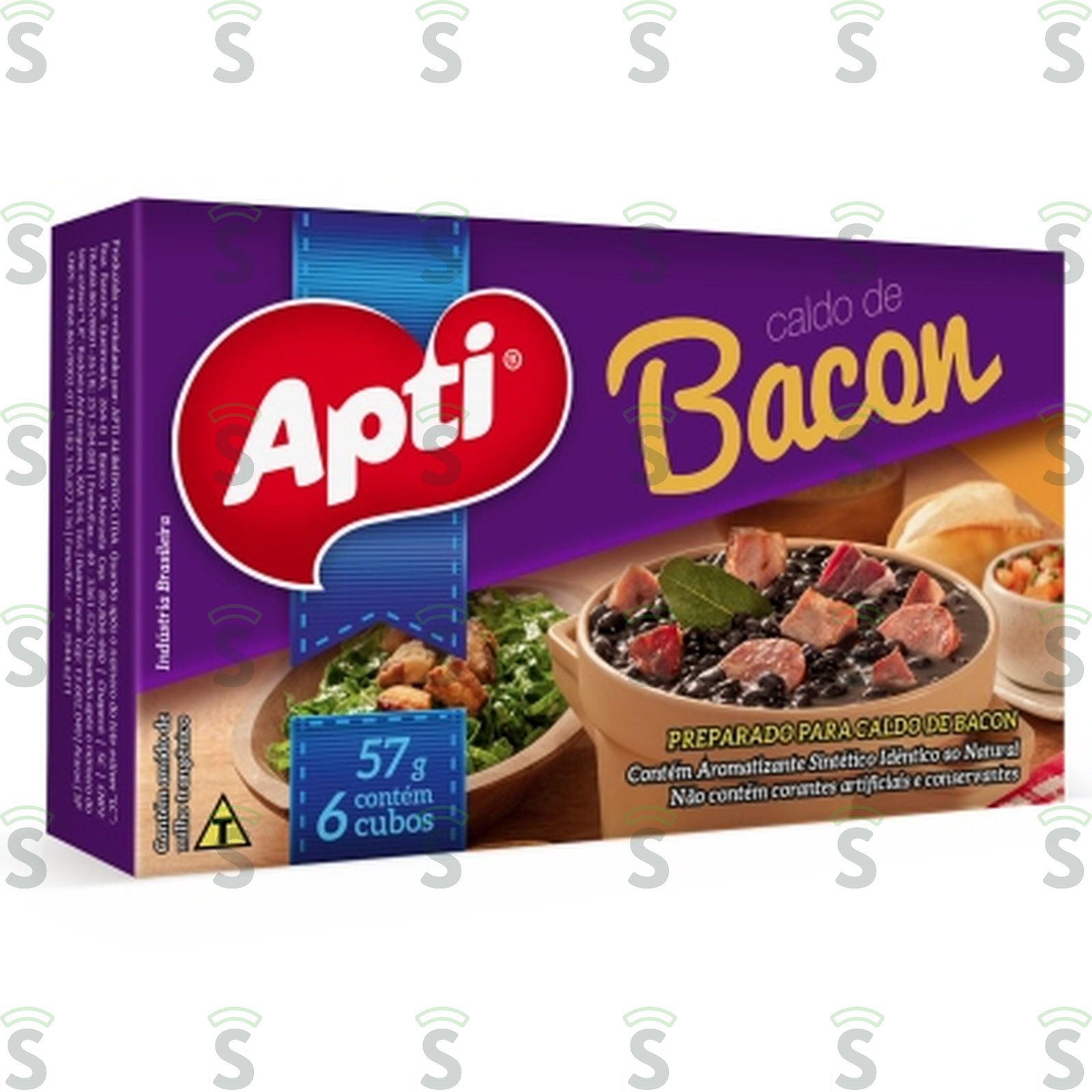 Caldo Apti Bacon Caixa 57G