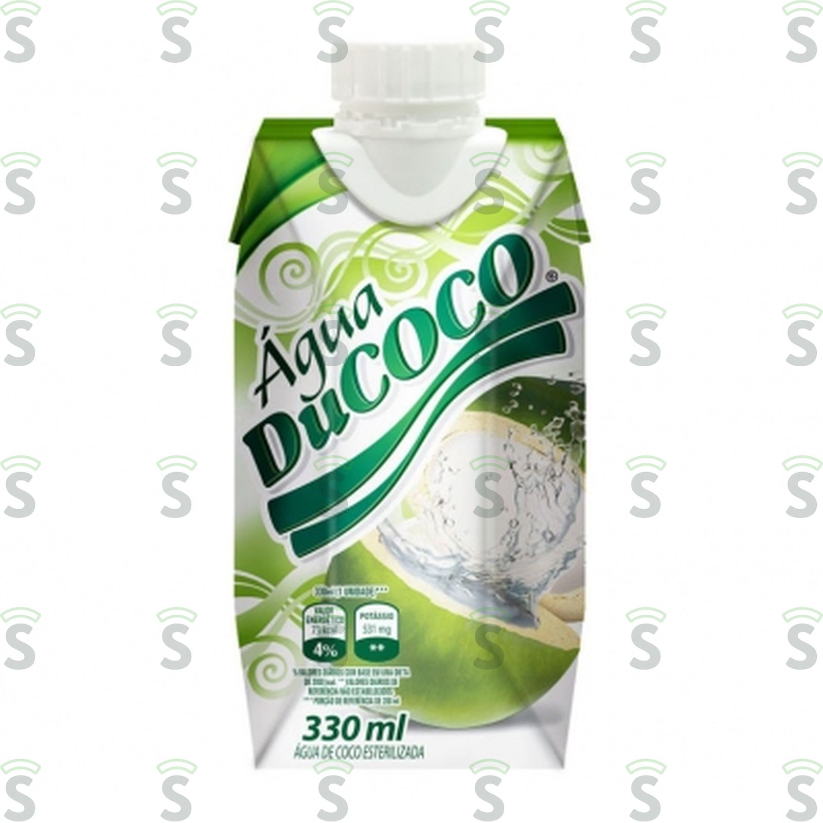 Água de Coco Ducoco Esterilizada Caixa com Tampa 330ml