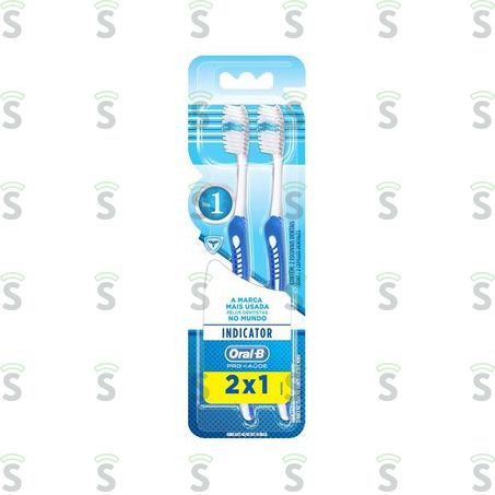  Escova Dental Oral-b Indicator Plus 30 Oferta Embalagem 2un