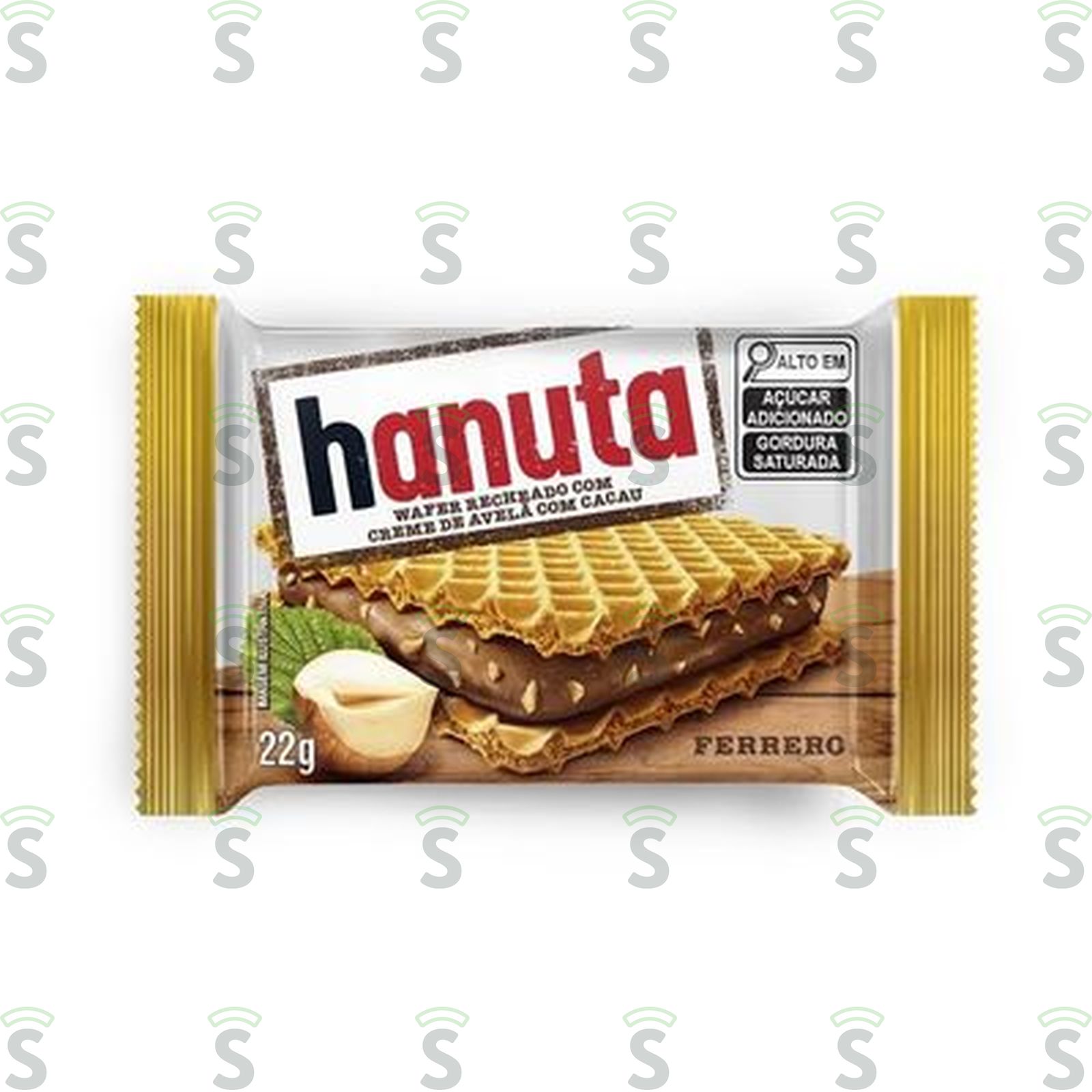 WAFER RECHEADO HANUTA 22G