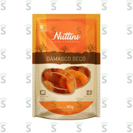  Nuttini-damasco Seco 160g