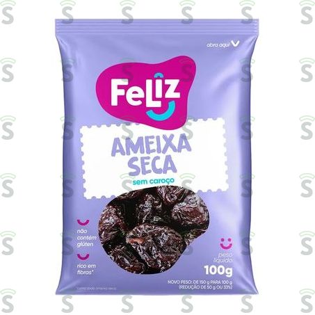  Feliz-ameixa Seca Sem Caroco 100g