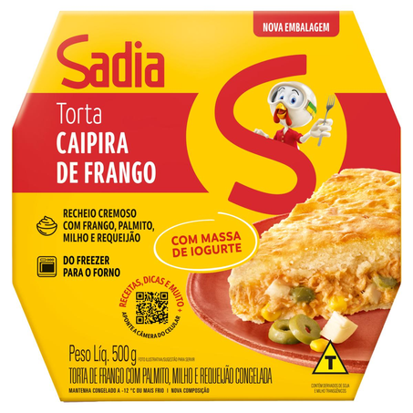 Torta Sadia 500g - Caipira de Frango