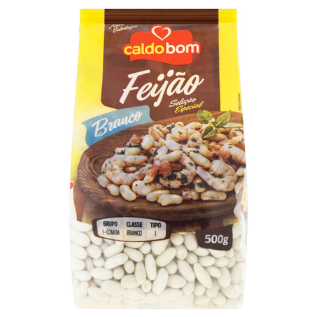 Feijão Caldo Bom 500g - Branco