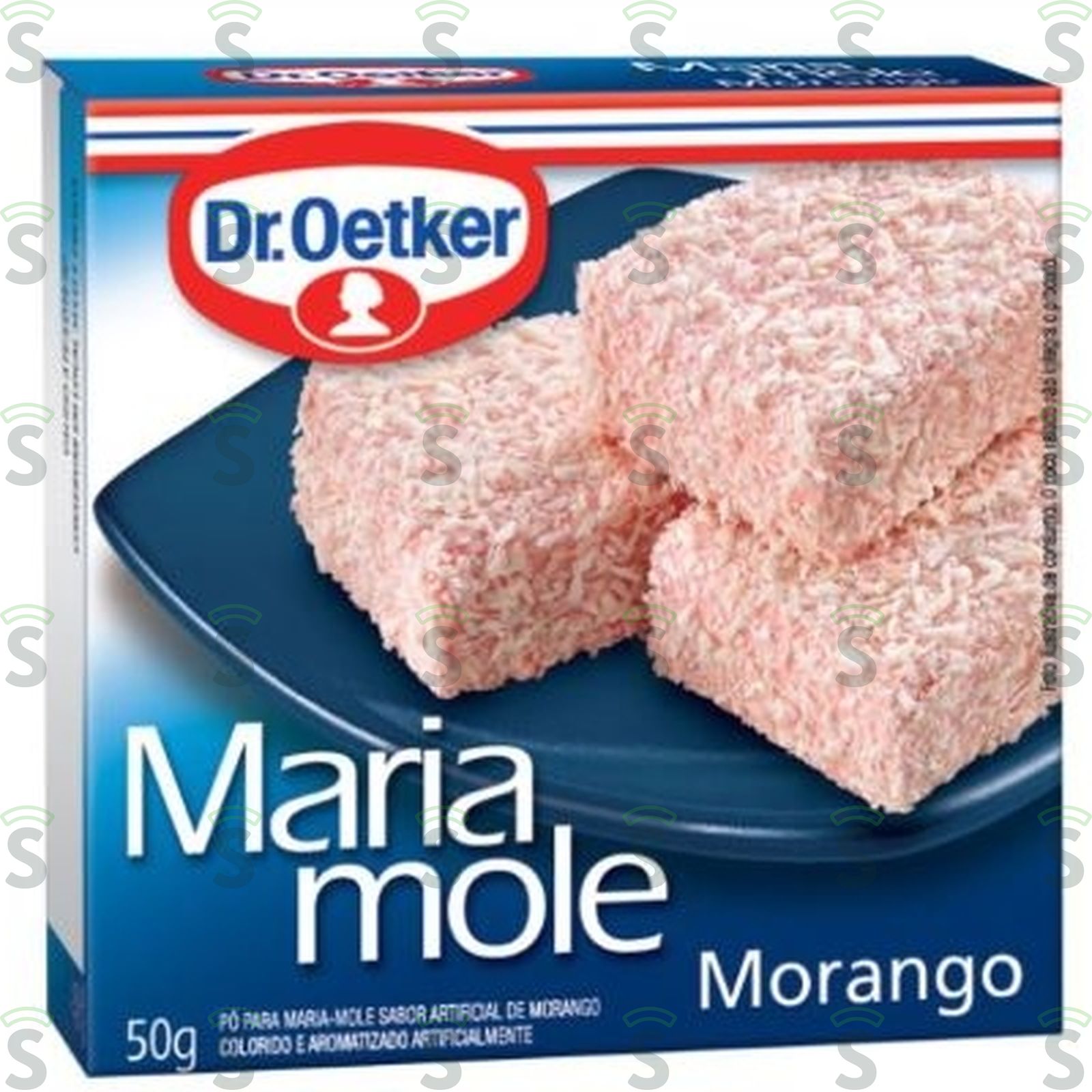 Pó Para Maria Mole Dr Oetker Morango Caixa 50G