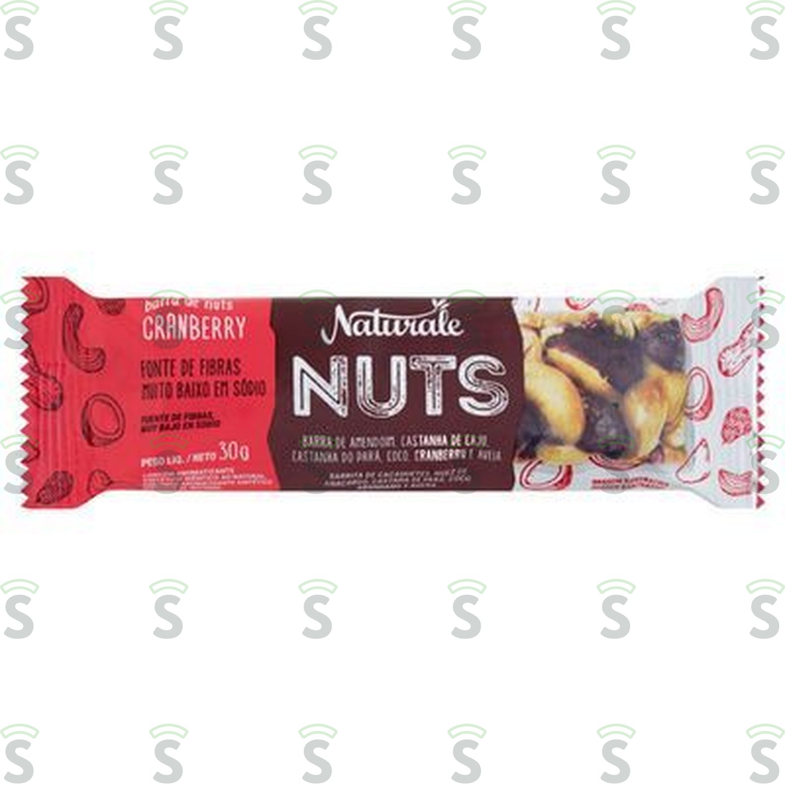 Naturale-barra nuts 30g cramberry