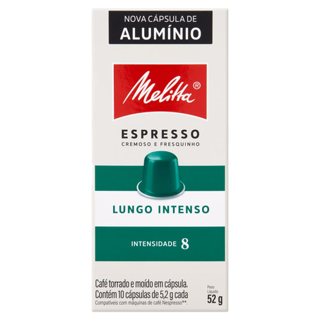 Cápsula Melitta 53g - Espresso Lungo