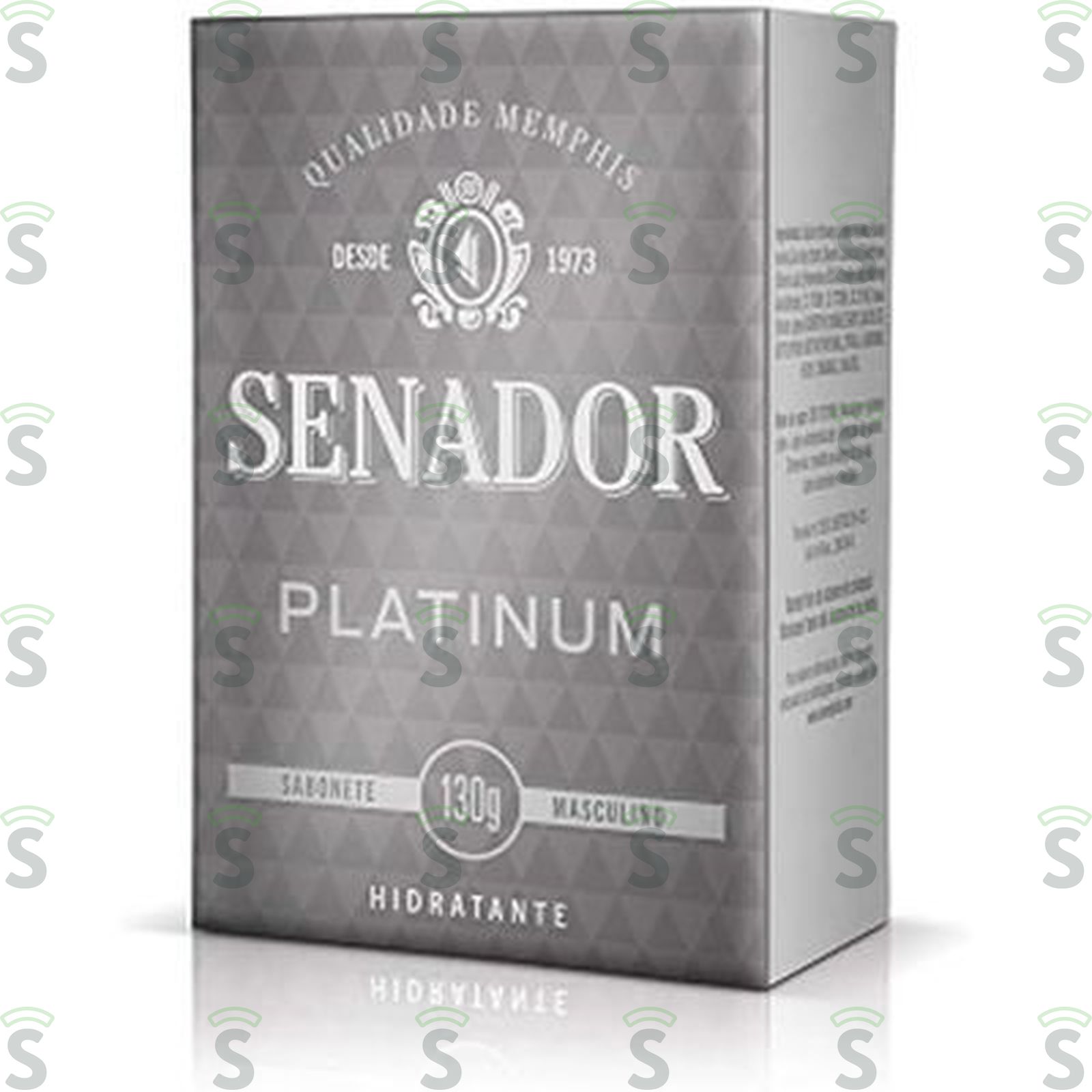Sabonete em Barra Senador Hidratante Platinum Caixa 130gr