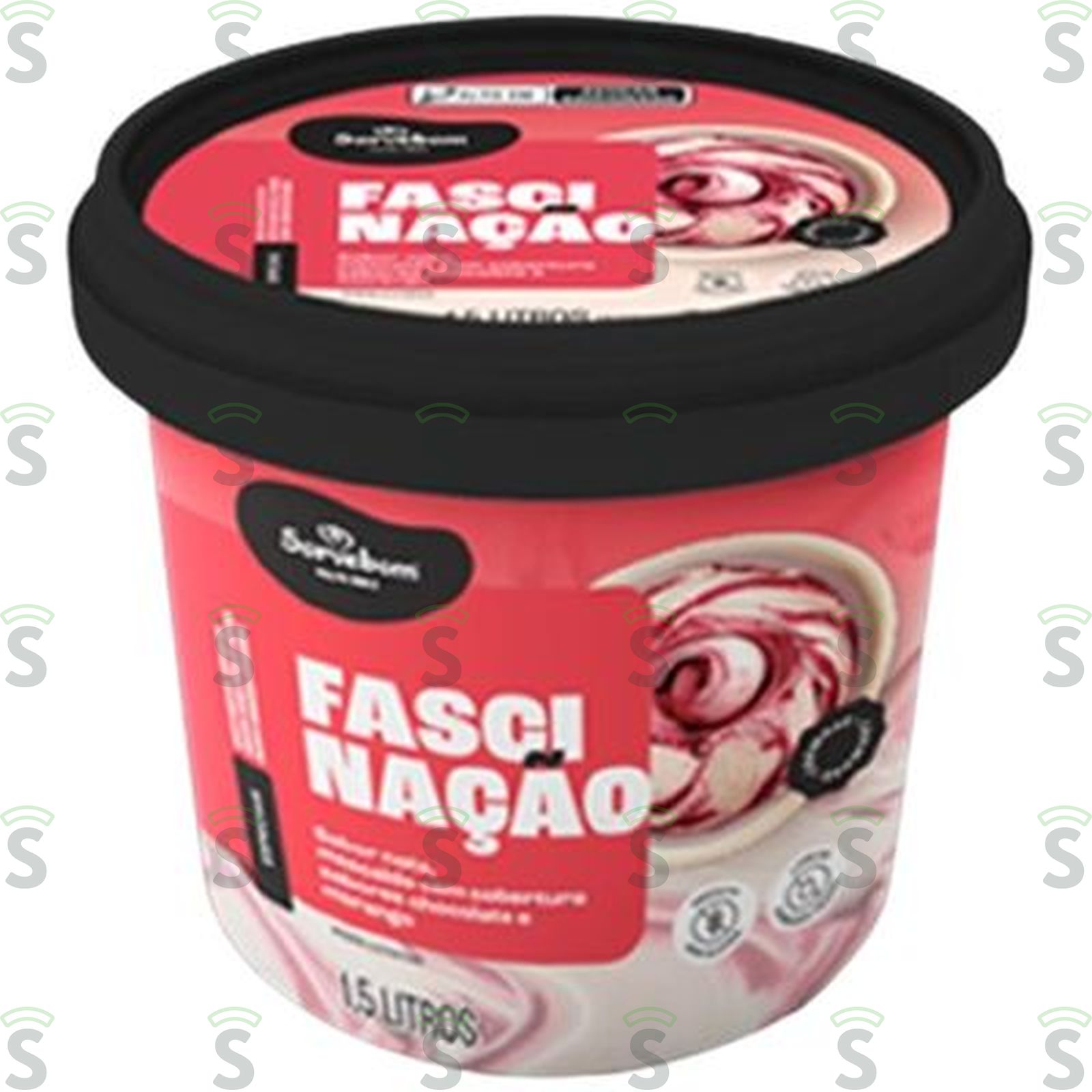 Sorvebom-sorvete 1.5l fascinacao