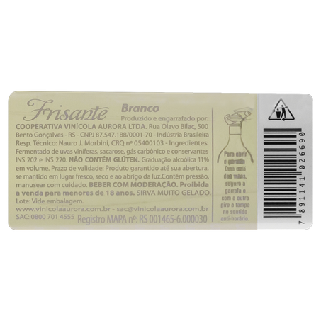 VINHO SAINT GERMAIN FRISANTE BRANCO SUAVE 750ML 360-2