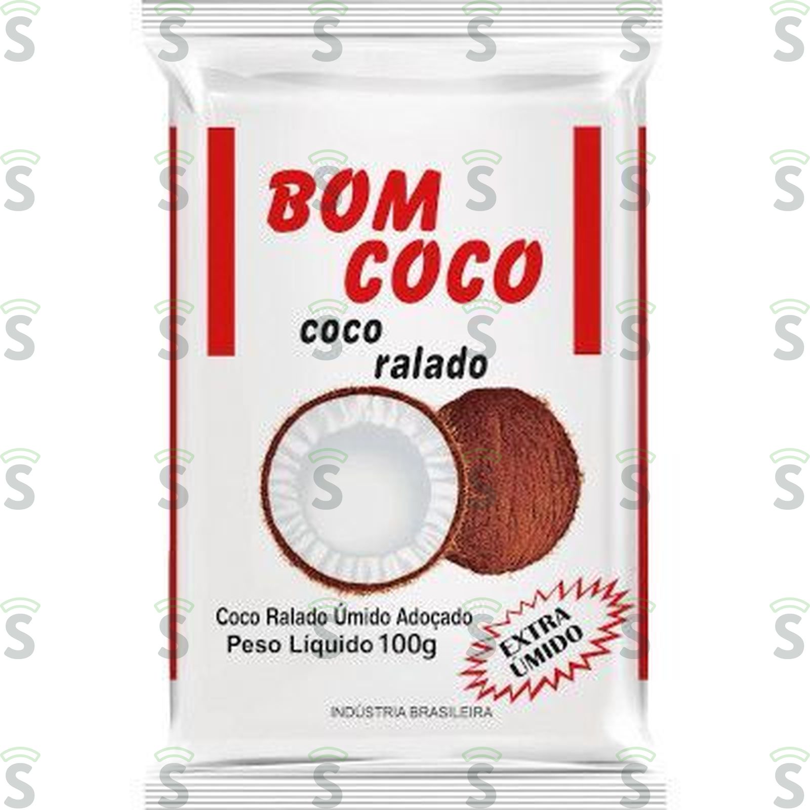 Coco Ralado Bom Coco Embalagem 100G