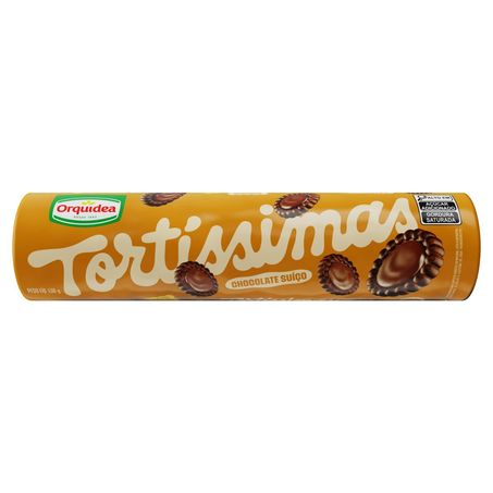 Biscoito Tortíssimas Orquídea 130g - Chocolate Suíço