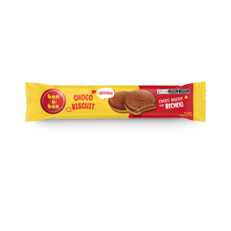 Biscoito Rech Bon o Bon Choco Biscuit Original 76g