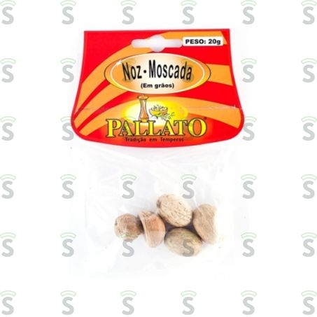  Noz Moscada Em Grãos Pallato Sachê 20g