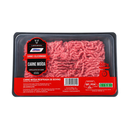 Carne Moída Bovina Condor 500g - Dianteiro