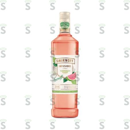  Vodka Destilada Watermelon & Mint Smirnoff Infusions Garrafa 998ml