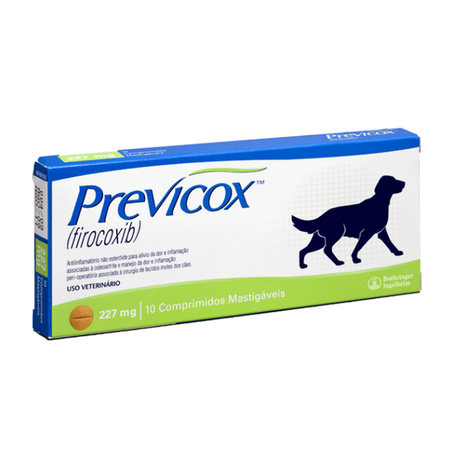 Previcox 227mg Anti-inflamatório para Cães 10 Comprimidos